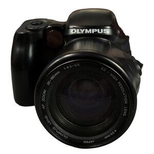 OLYMPUS IS-3 DLX 35mm SLR Film Camera 35–180mm Lens w Case & Manual Orig Receipt